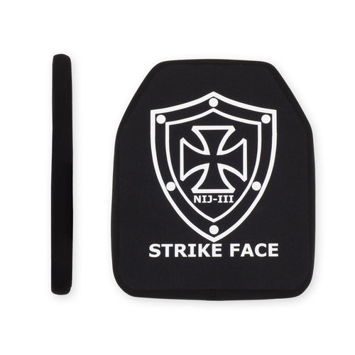 25 × 30 cm SAPI Ballistisk Plade – Flad Bagside