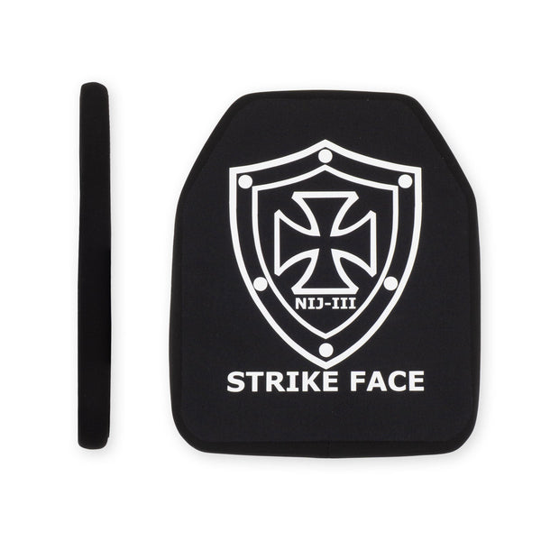 25 × 30 cm SAPI Ballistisk Plade – Flad Bagside
