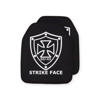 10"x12" Single Curved Front & Flat Back Plates - Shield Defence Solution