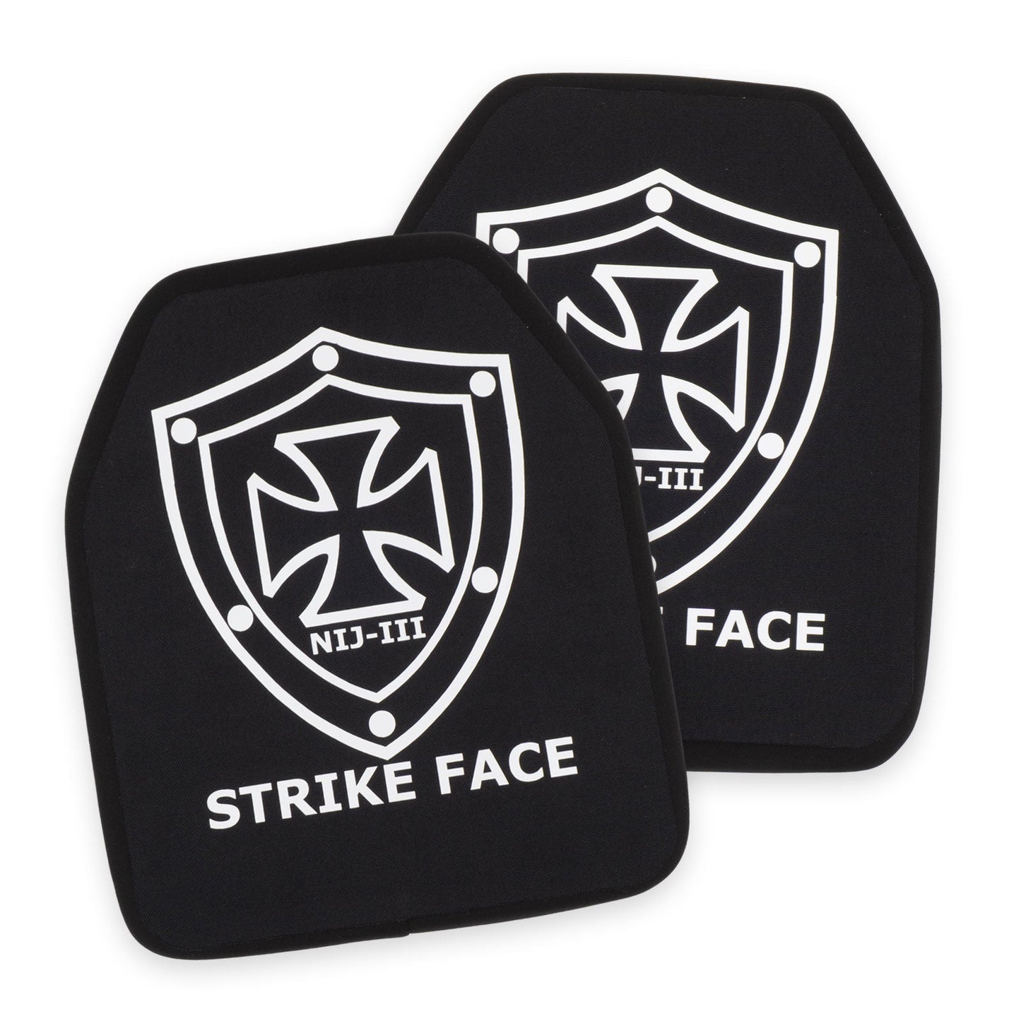 10"x12" Single Curved Front & Flat Back Plates - Shield Defence Solution
