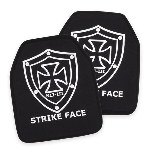 25 × 30 cm Ballistiske Plader – Enkelt Bue Foran & Flad Bagside