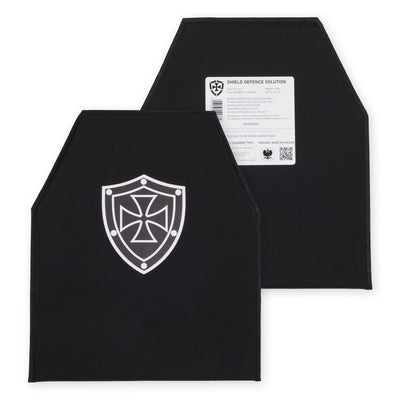 25 × 30 cm Bløde Ballistiske Paneler Shooters Cut – For- og Bagbeskyttelse