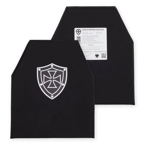25 × 30 cm Bløde Ballistiske Paneler Shooters Cut – For- og Bagbeskyttelse