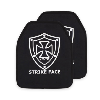 28 × 36 cm SAPI Ballistisk Plade – Enkelt Bue Forside